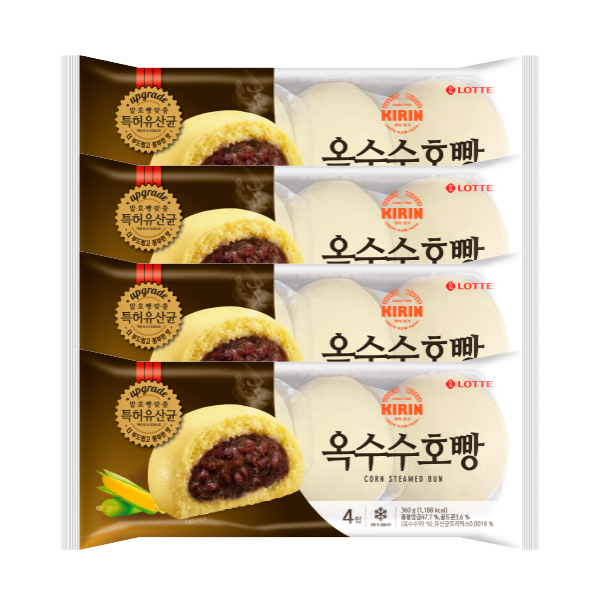 [제빵][무배] 기린이네 옥수수호빵4입 4봉