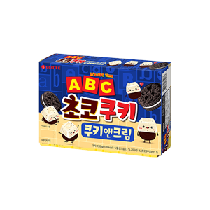 ABC 초코쿠키 쿠키앤크림 130g