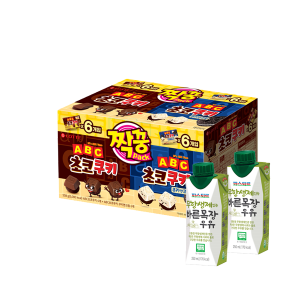 [우유증정][초코][기획팩] ABC 초코쿠키 짝꿍팩 558g+우유2개