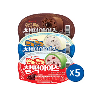 [빙과][무배] 찰떡 세트(당통팥5,쿠앤크5,초코5)
