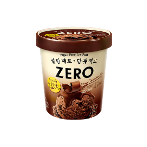 [빙과][예약판매] ZERO 아이스 딥초콜릿 파인트 474ml